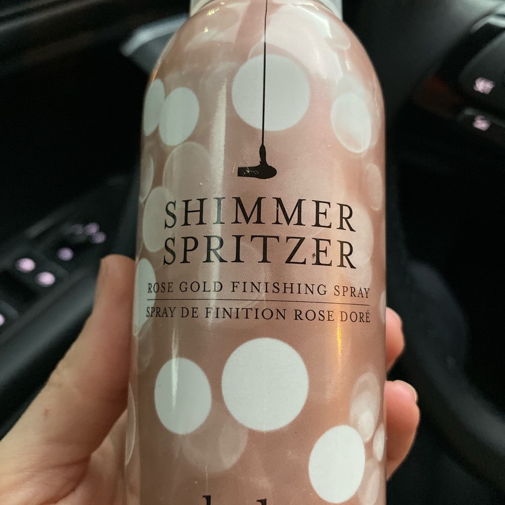 Dry bar shimmer spritzer spray rose gold